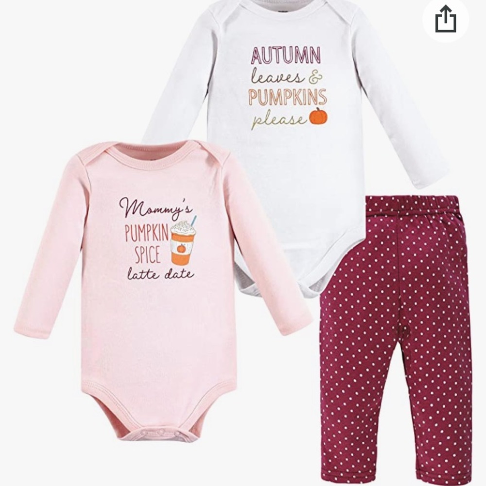NEW 6-9m onesies and pants set